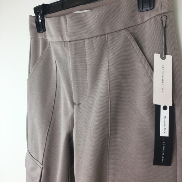 Anthropologie the Essential Slim Knit Cargo Pants - Picture 11 of 13